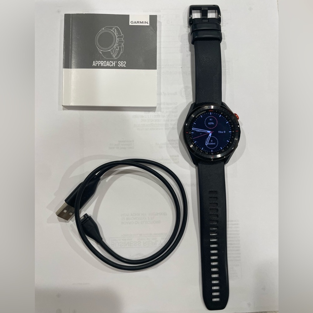 Garmin Approach S62 Black Golf Smartwatch